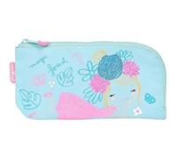 Trousse Plate - Safta - Cute Doll - Tissu Recyclable - Bleu Clair - Pour Enfants 5-14 Ans