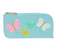 Trousse Plate - Safta - Moos Butterflies - Tissu Recyclable - Confortable - 23x11 Cm