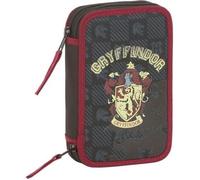 Trousse Plumier double Harry Potter Gryffondor Garnie 28 pièces Safta Crayons Feutres...