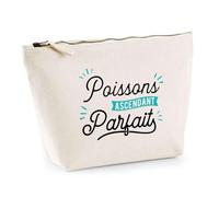 Trousse Poissons Ascendant Parfait | Pochette Toilette Maquillage | Idée Cadeau Zodiaque Astrologie Horoscope Jeu de Mots Humour Original Noël Anniversaire Astrologue