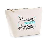 Trousse Poissons Ascendant Parfaite | Pochette Toilette Maquillage | Idée Cadeau Zodiaque Astrologie Horoscope Jeu de Mots Humour Original Noël Anniversaire Astrologue