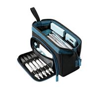 Trousse portable pour crayons et outils - Organisateur large capacité pour stylos | Porte-crayons pour étudiants, écrivains, , adolescents, adultes, collectionneurs, artistes, planificateurs
