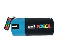 Posca Trousse Scolaire Bleu Noir 8,5 x 19,5 cm, Rouge (Rosso), Trousse fourre-Tout