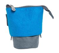 Exacompta - Réf. 52650E - 1 Trousse pot à crayons Teksto - fabriquée en feutrine RPET (obtenu en recyclant des bouteilles en plastique) - dim 17 x 13 cm - couleurs aléatoires