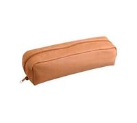 Clairefontaine Trousse pour crayon 8300C cuir véritable agneau Beige 22x5x3 cm