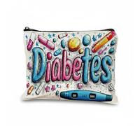 Trousse pour diabète - Organisateur de fournitures pour diabétiques, sac de voyage pour insuline et compteur de glucose, design discret et moderne, idéal pour un usage quotidien et voyage