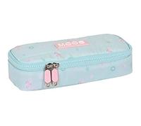 Trousse d'école Moos Garden 22 x 5 x 8 cm turquoise