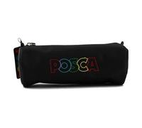 Trousse - Pour feutres marqueurs POSCA - Noir - Ronde - 20 x 7,5 cm
