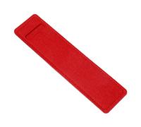 Trousse pratique pour stylo d'école, stylo en feutre pour étui, pochette de protection à trou unique, petite couverture pour panneau, support unique, pochette pour plume, stylo à bille ou, Rouge