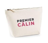 Trousse Premier Calin - Pouch Case - Idée Trousse Rangement Cadeau Anniversaire Fête Original Famille Travail Départ Collègue Retraite Noël. - Bleu&Rose - 1