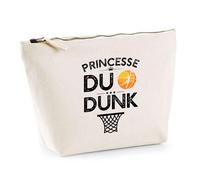 Trousse Princesse du Dunk | Pochette Toilette Maquillage | Idée Cadeau Basket Basketteuse Humour Sport Slam Dunk Joueur Drôle Original Match