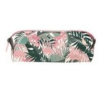 Quo Vadis - Collection : JUNGLE - TROUSSE ETUDIANT - 1 compartiment - Pour emporter l'essentiel - Matière et zip robuste - Format compact 19x4,7x4,7cm - Visuel Flower