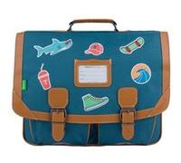 Trousse REAL MADRID rectangulaire 2 compartiments bleu Vert
