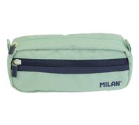 Trousse rectangulaire 2 fermetures éclair série 1918 vert MILAN®