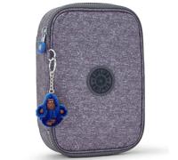Trousse Rectangulaire À Fermeture Zippée Kipling 21 Cm Chiné Gris / Rose / Foncé / Bleu TU