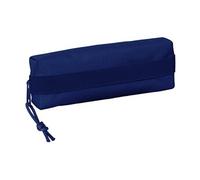 - Trousse - rectangulaire, avec sangle élastique, 22 cm - bleu foncé
