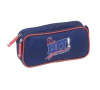 Trousse rectangulaire CAMPS - Camps Girl - 2 compartiments zippés - Bleu