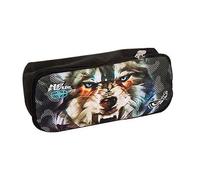 Trousse Rectangulaire No Fear Loup Féroce 23 CM - 2 cpt