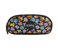 Trousse rectangulaire POKEMON 2 compartiments noire
