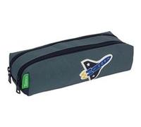 Trousse rectangulaire TANN'S Les Fantaisies Thomas 2 compartiments Gris