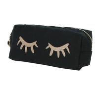 Trousse Rectangulaire Textile Mat Miss Lemonade À Paillettes Noir / Rose / Clair TU