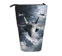 Trousse Retractable Crayon F-22 Raptor De L'Us Force dans Le Porte-Stylo | Papeterie Pencil Case télescopique multifonctionnel Debout Étui Sac à Crayons Pour Filles Le Bureau
