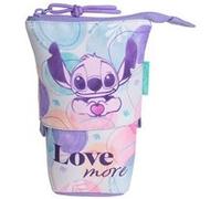 Trousse rétractable Stitch en tissu coloris Pastel