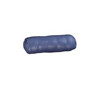 Oxford Trousse ronde ELBA 22x6 cm – cuir teinté, fermeture éclair, bleu roi