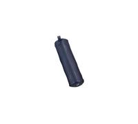 Trousse Ronde en cuir véritable Diam 60mm x 210 mm Bleu Foncé Bleu