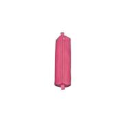 Alassio Trousse ronde en cuir véritable Diam 60 mm x 210 mm Rose