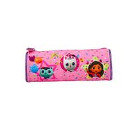 Trousse ronde GABBY ET LA MAISON MAGIQUE rose et violet