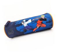 LA Plume Doree - 1 Trousse Fourre-Tout Rond Naruto - Dimension 22 x 8 cm - Fermeture Zippée - 1 Compartiment