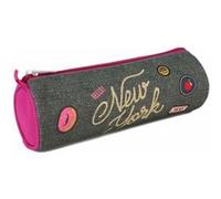 Trousse ronde POL FOX New York 7255 Gris G