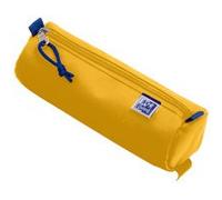 Trousse ronde, polyester, rond, grand, jaune