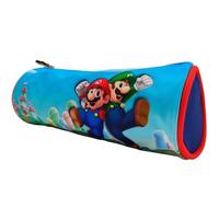 Trousse ronde - SUPERMARIO - Super Mario - 22 cm - Blanc - Zippée