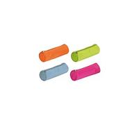 trousse ronde tendance, en nylon, bleu clair