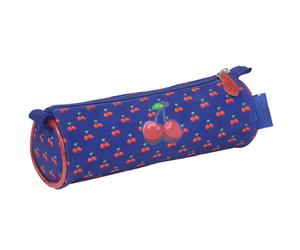 Trousse Ronde Teo Jasmin 22 Cm Cerise - Fermeture Zippée Cerise TU