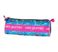 Trousse Ronde Teo Jasmin 22 Cm Cerise - Fermeture Zippée Noir / Rose / Bleu TU