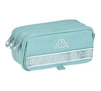 Trousse - Safta Kappa - Triple Big - Enfants - Zippée - 21,5 x 8 x 10 cm - Bleu