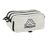 Trousse - SAFTA - Kappa Trousse Triple Big - Enfant 5-14 ans - 21,5 x 8 x 10 cm - Gris