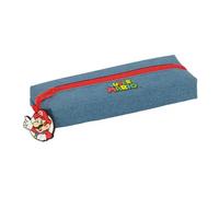 Trousse Safta Super Mario Bleu 22x4x7 cm