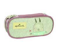 Trousse Scolaire 2 Compartiments Hallmark Lapin 22 Cm Rose Poudré TU