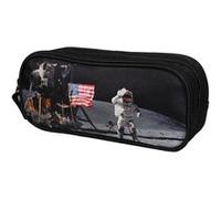 Trousse scolaire 2 compartiments Nasa Astronaute Noire Bagtrotter Noir G