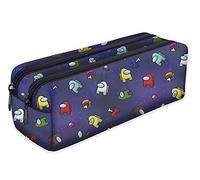 Trousse scolaire 2 compartiments Sac a Crayon Trousse de toilette Trousse Plumier Organisateur Amo [107]