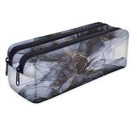 Trousse scolaire 2 compartiments Sac a Crayon Trousse de toilette Trousse Plumier Organisateur Marble [107]