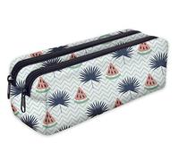 Trousse scolaire 2 compartiments Sac a Crayon Trousse de toilette Trousse Plumier Organisateur Paume [107]