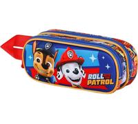 Trousse scolaire à deux compartiments de la Patrouille Psi 3D Multicolore 22x10x8 cm