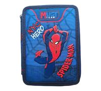 Trousse scolaire à trois compartiments complète Spider-Man NYC Hero Must Team