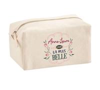 Trousse Scolaire Anne-Laure la Plus Belle | Pochette Maquillage Make-up Trousse pour Fournitures Bureau Cadeau Fête des Mères Anniversaire Soeur Noël Tata Marraine