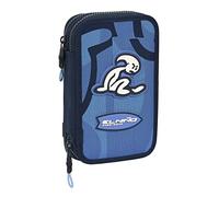 Trousse Scolaire avec Accessoires El Niño Bahia Bleu 12.5 x 19.5 x 4 cm (28 Pièces)